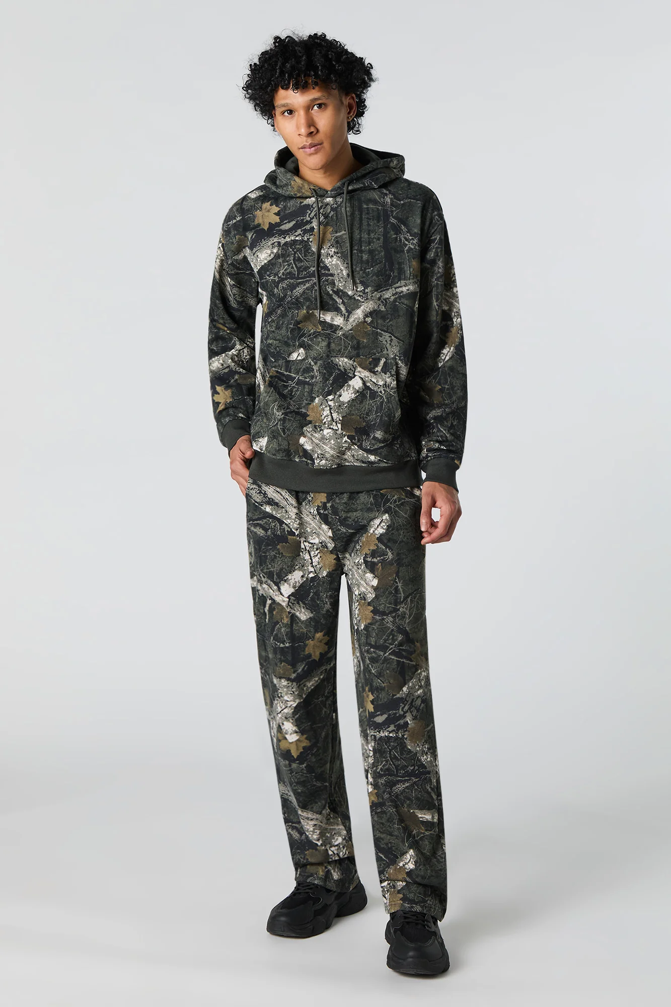 Camo Print Fleece Sweatpant - Image 2