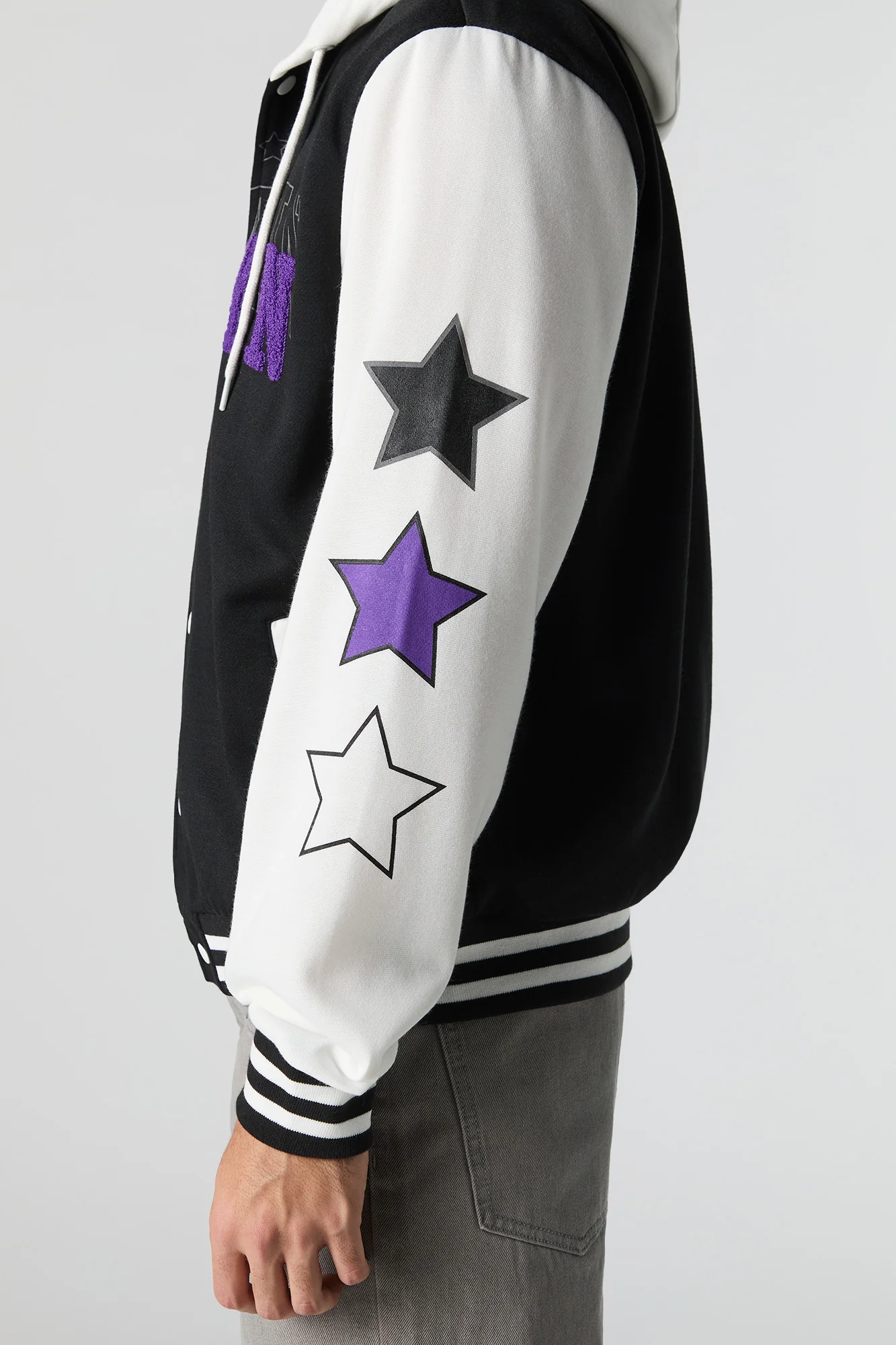 Brooklyn Chenille Embroidered Varsity Jacket - Image 4