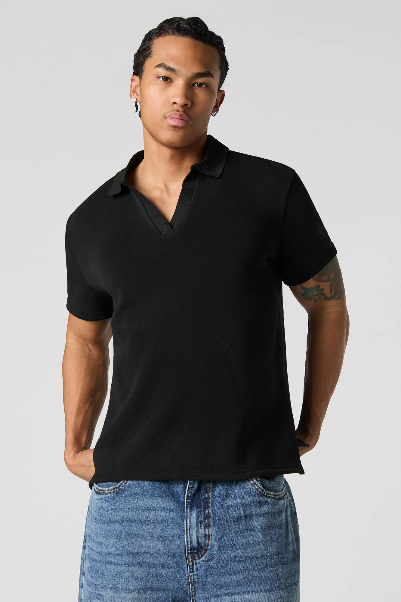 Fleece Polo Top - Image 4