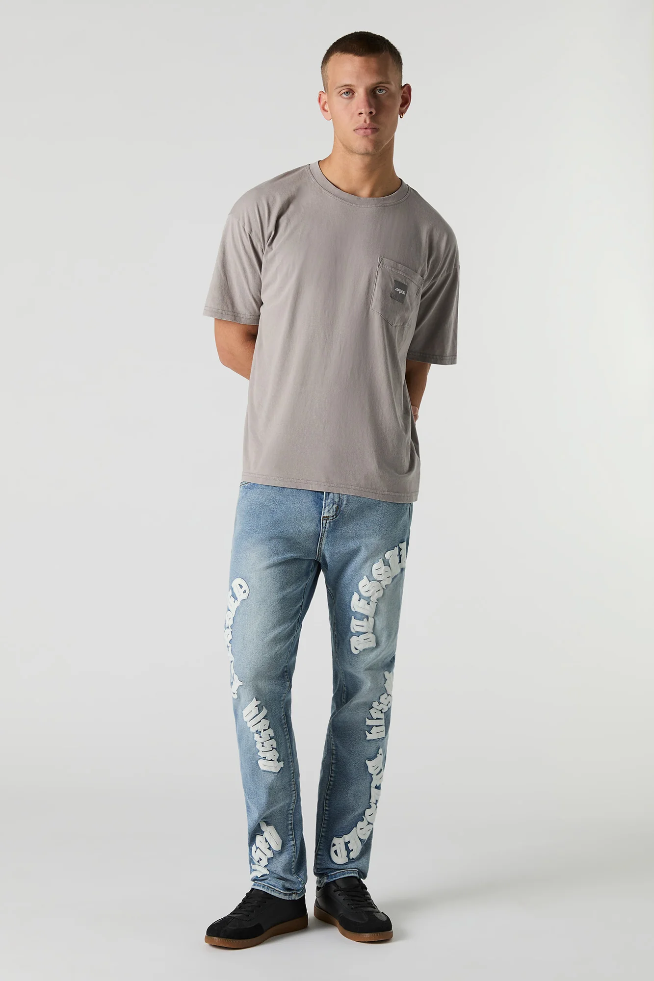 Blessed Embroidered Slim Jean - Image 2