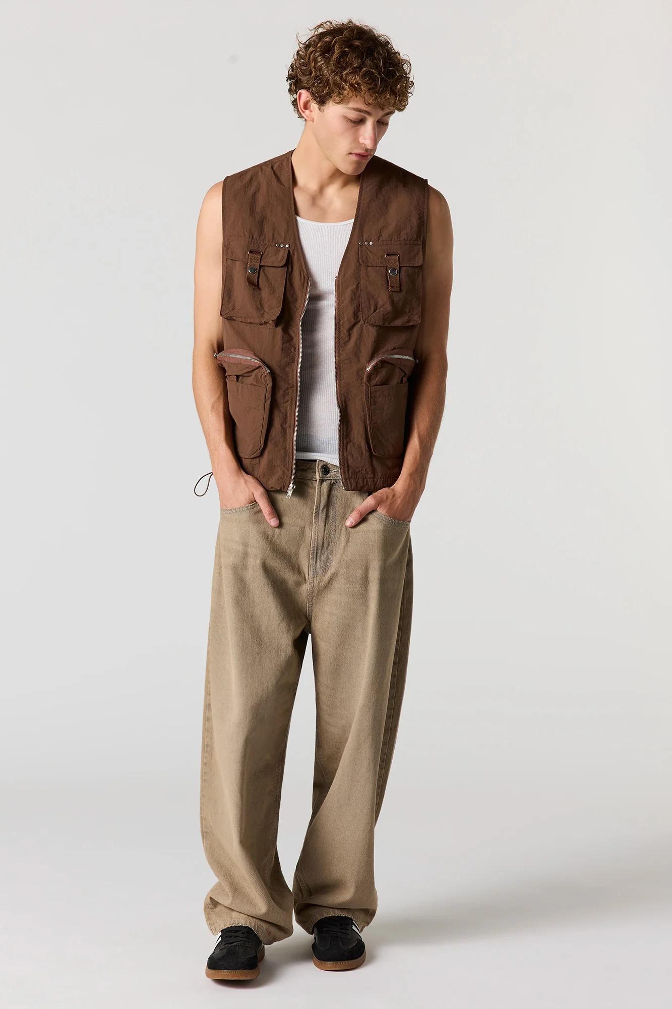 Nylon Cargo Vest - Image 10