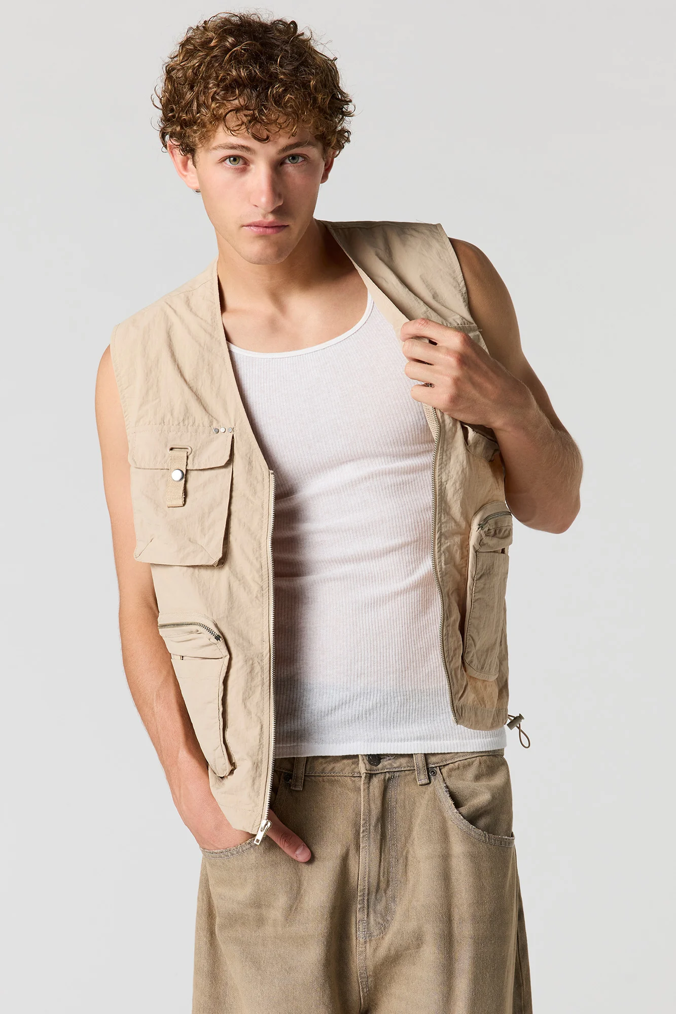 Veste cargo en nylon - Image 10