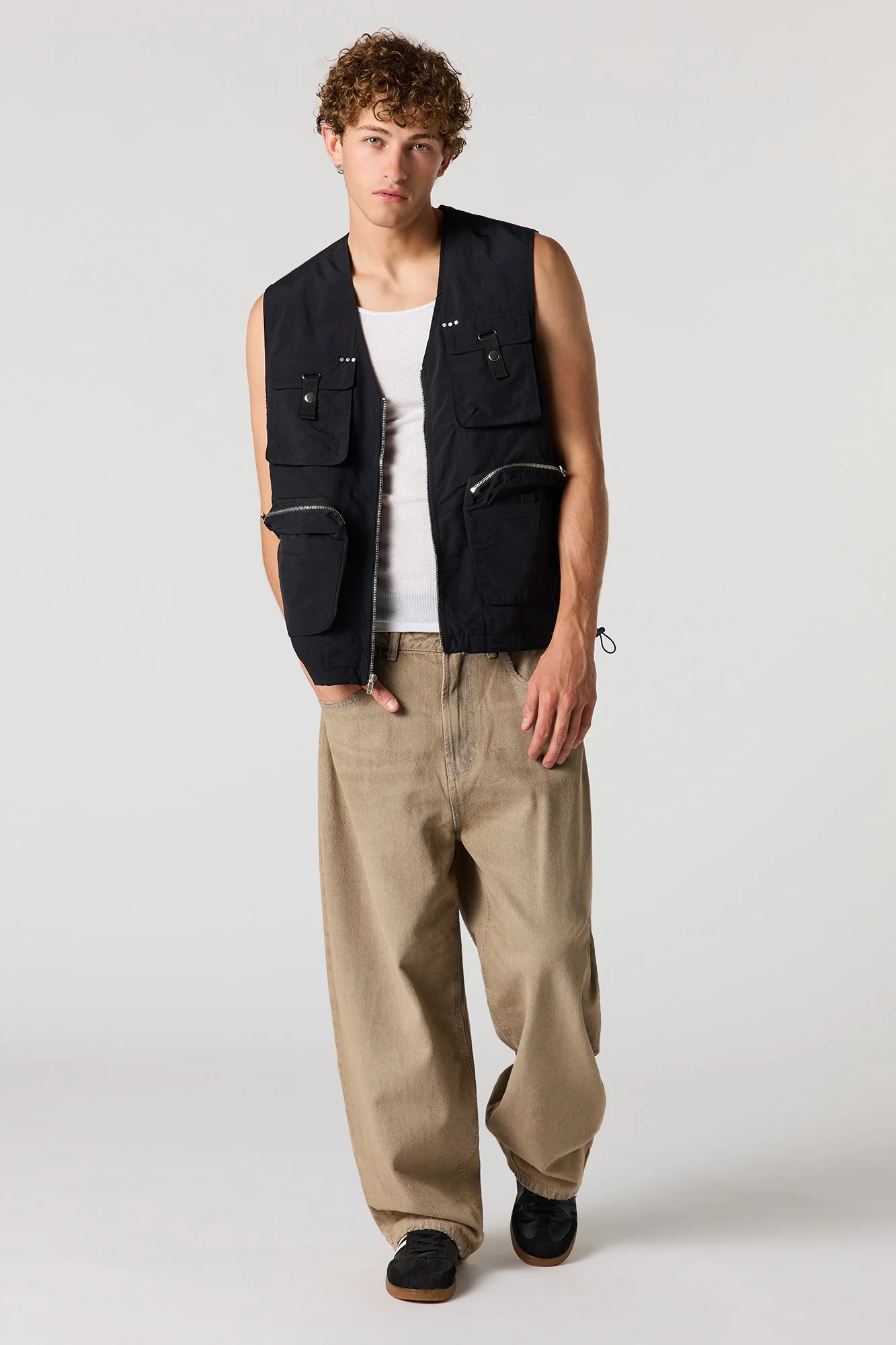 Veste cargo en nylon - Image 4