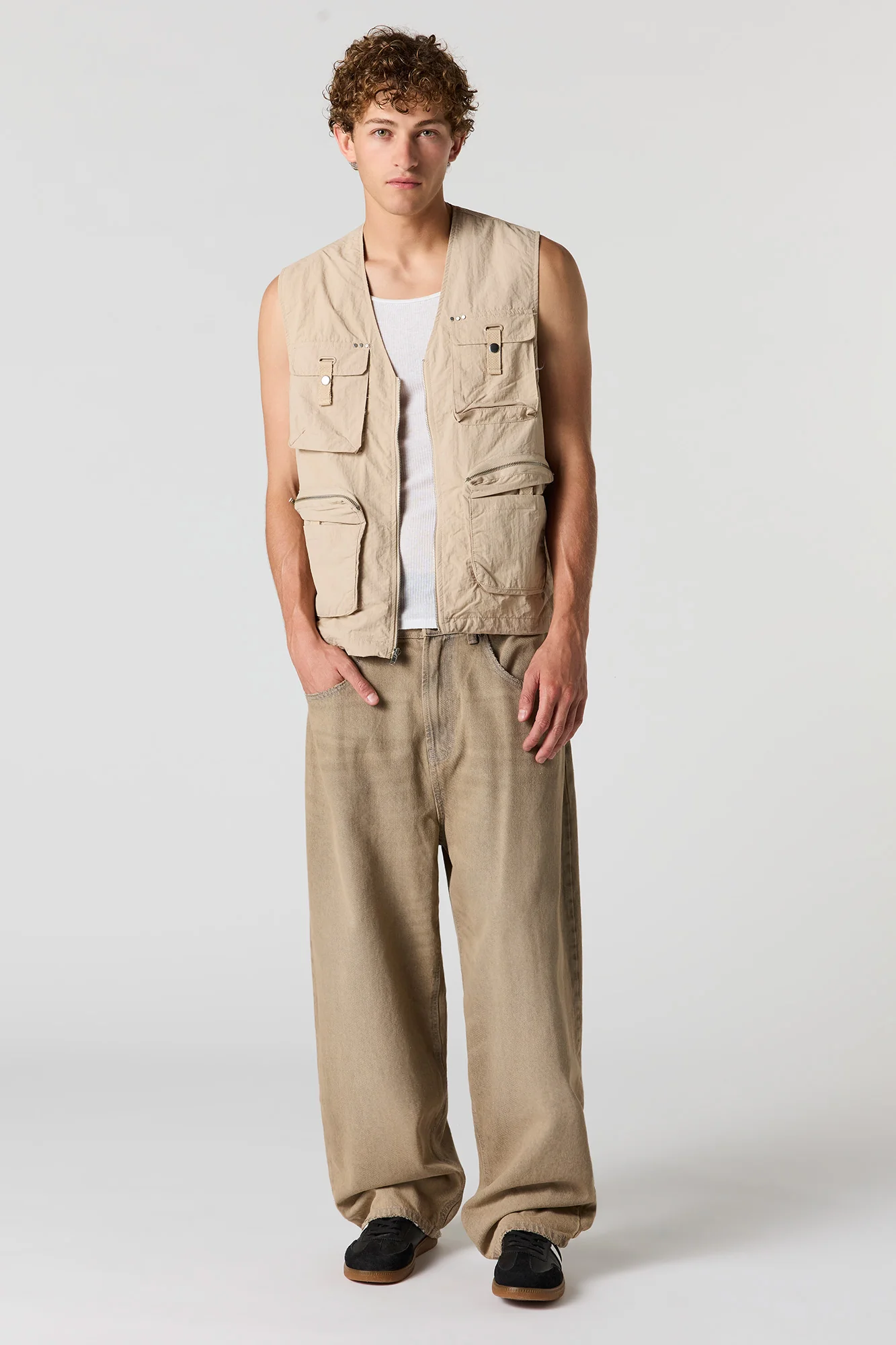 Veste cargo en nylon - Image 9