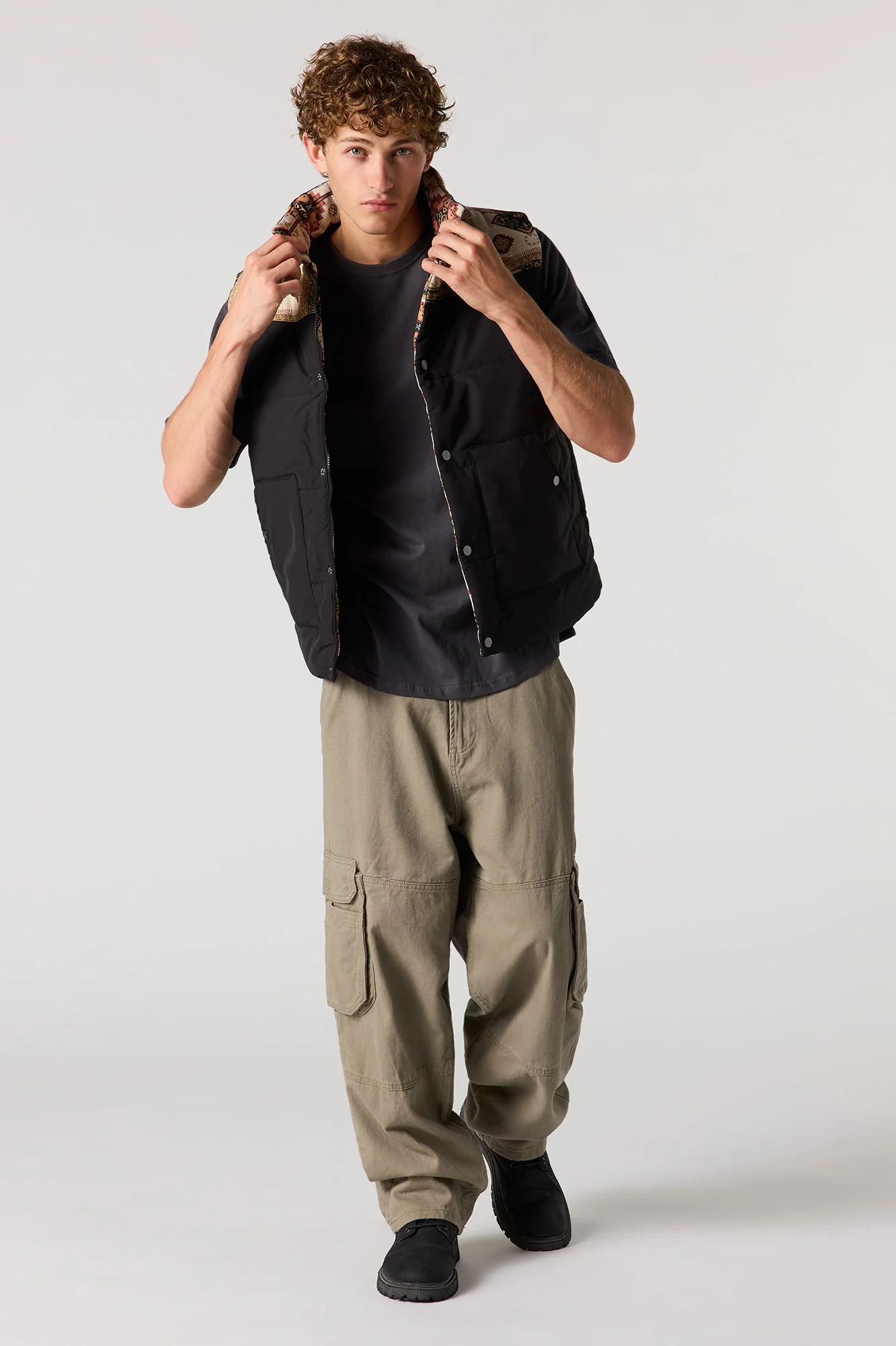 Veste avec liséré tapisserie - Image 3