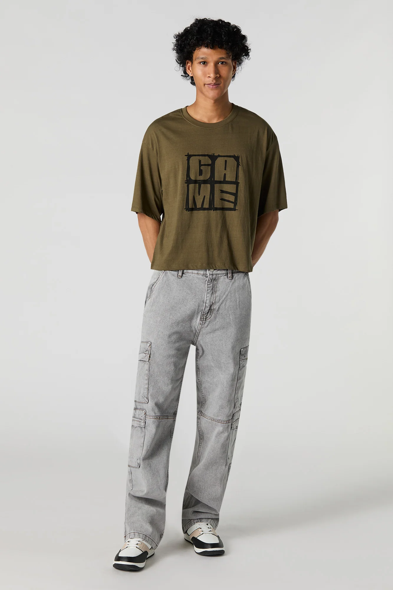T-shirt carré à imprimé Game - Image 3