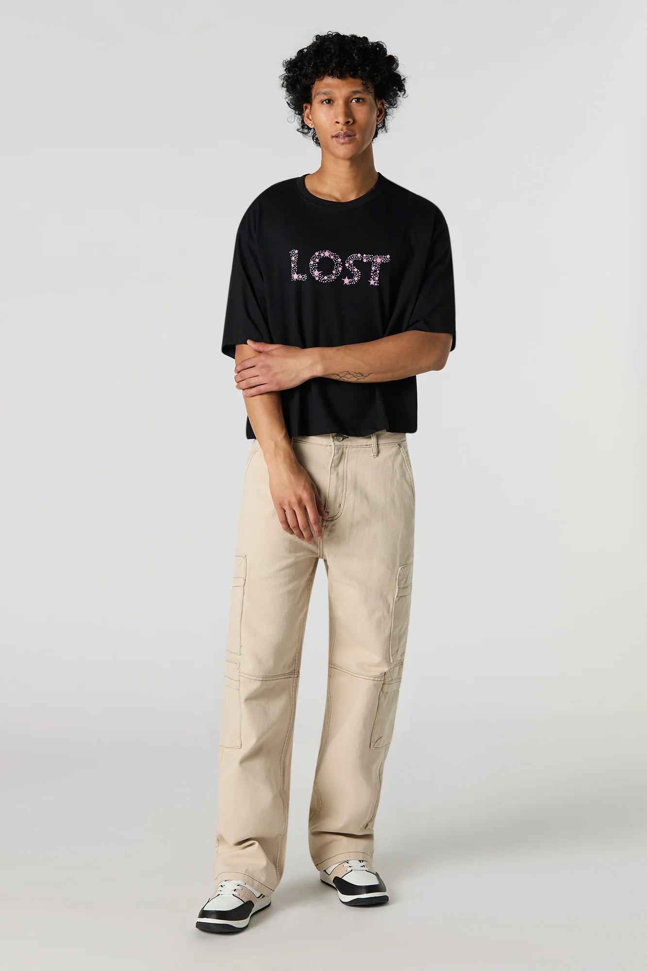 Lost Graphic Boxy T-Shirt - Image 3